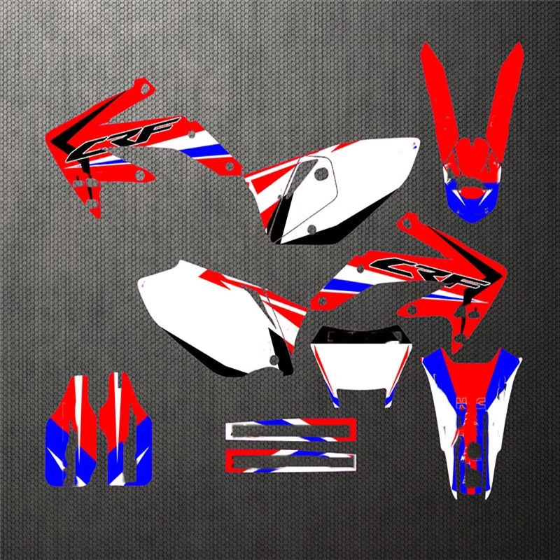 Индивидуальный номер Детский комплект графические фоны Наклейка для Honda CRF450X 2005 -