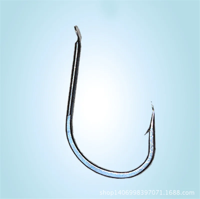 100 шт./кор. рыболовные крючки из высокоуглеродистой стали с бородкой для озера