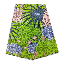 6 ярдов африканская восковая ткань хлопок высокое качество ткани настоящая голландская печать воск для Гана нигерийские платья Анкара Вечерние