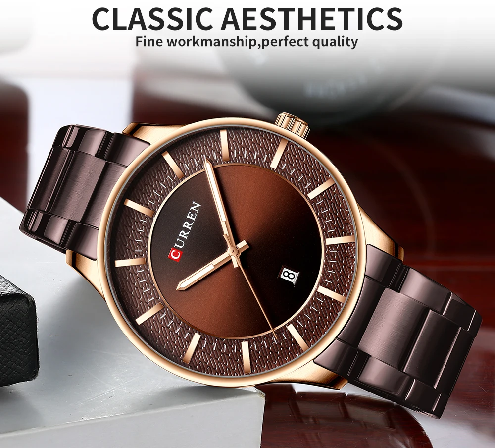 CURREN, мужские часы Relogio Masculino режим мэннлихен часы Uhr Mann машиностроительный ремешок часы Uhr Männer с ремешком, кварцевые Armbanduhr mit контрольные Повседневное Бизнес