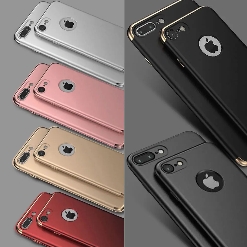Роскошный полуобернутый чехол для телефона iPhone 6/6S Plus 7/7 тонкий Анти Грязный
