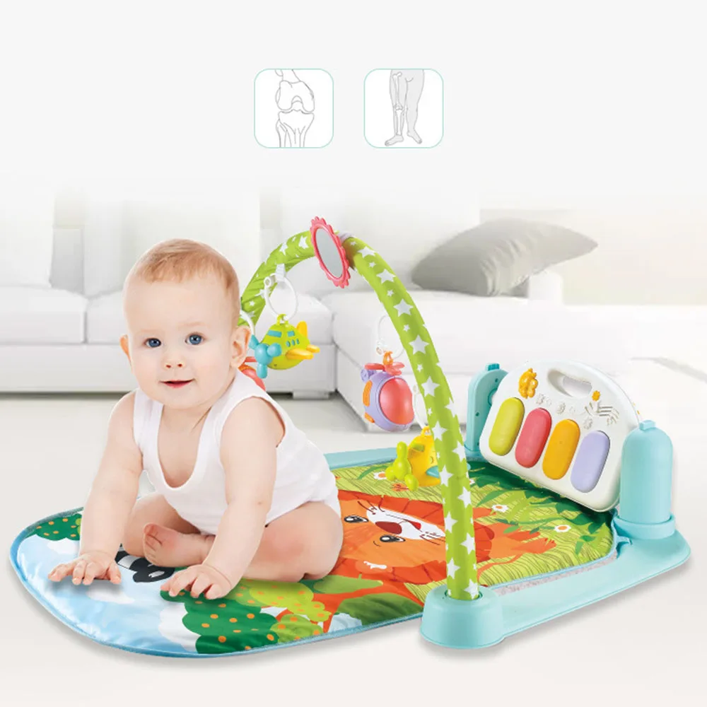 

Baby Play Mat Newborn Pedal Piano Fitness Rack Kids Music Crawling Mat Music Game Blanket Comfort Music Early Education Puzzle