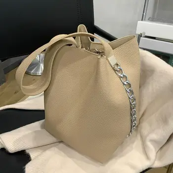 

Elegant Female Tote Bucket bag 2020 New High quality PU Leather Women's Designer Handbag High capacity Shoulder Messenger Bag
