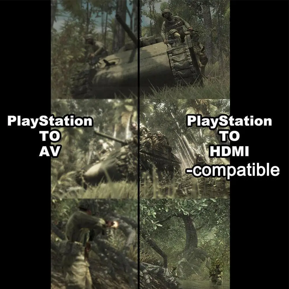 Кабель-адаптер 1080P Full HD для Sony PS2 в HDMI-совместимый работает с Playstation 2 | Электроника