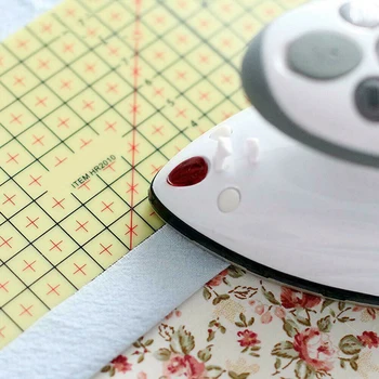 

Handmade Home Non Slip Sewing Supplies Cloth Cutting Craft DIY Hemming Resin Hot Ironing Ruler Measuring Tool Patchwork Fabric