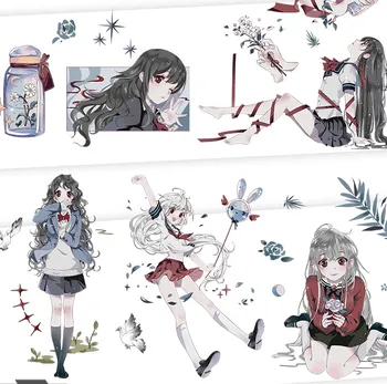 

The Girl Who Loves Nature Washi Tape 100mmx5m Special Ink