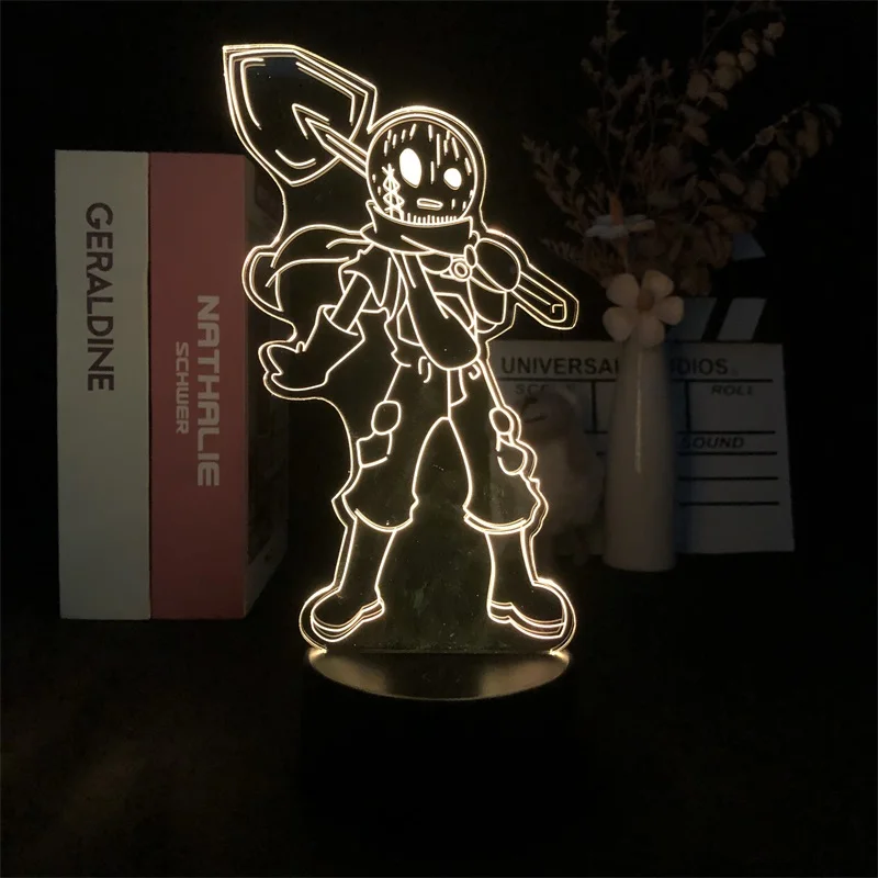 

Angels of Death Eddie 3D Nightlight Japanese Anime Manga for Bedroom Decor Cute Birthday Color Gift LED Lamp Kid Love Present