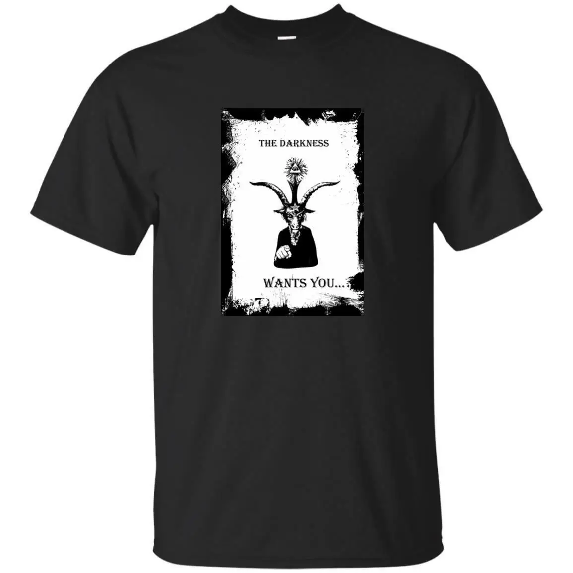 Забавная сатановая темная готическая Черная футболка Baphomet все глаза новинка 2019 |