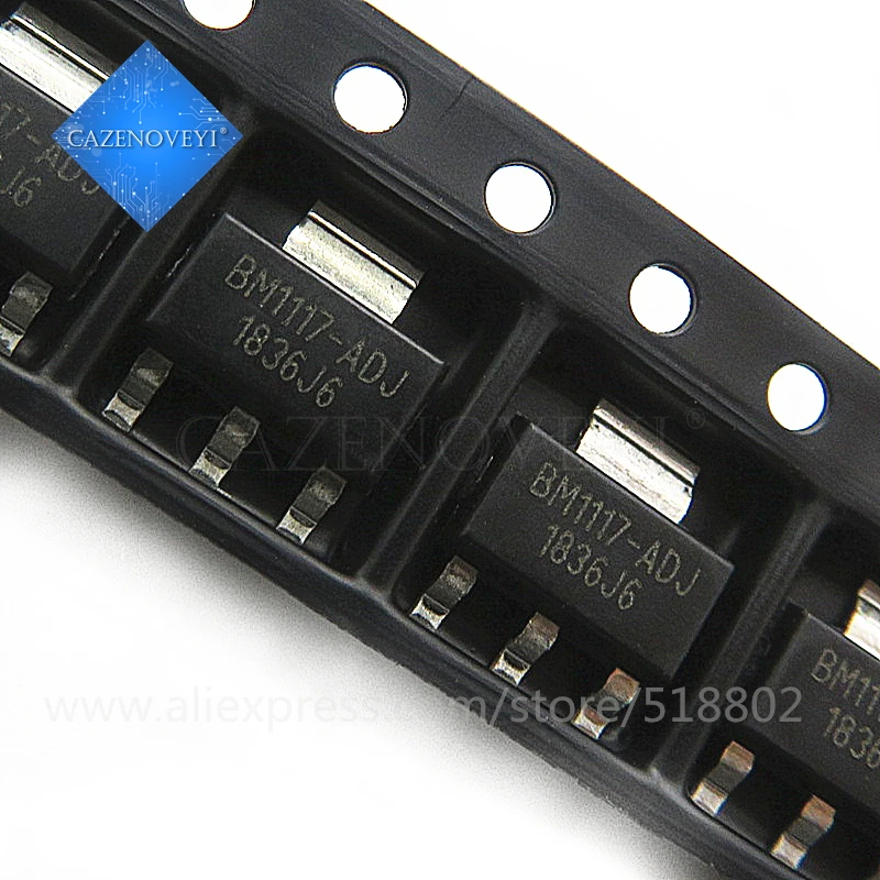 5 шт./лот LM1117IMPX-3.3 N05B LM1117IMPX-5.0 N06B LM1117MPX-ADJ N03A BM1117-ADJ BM1117 SOT-223 в наличии | Электронные