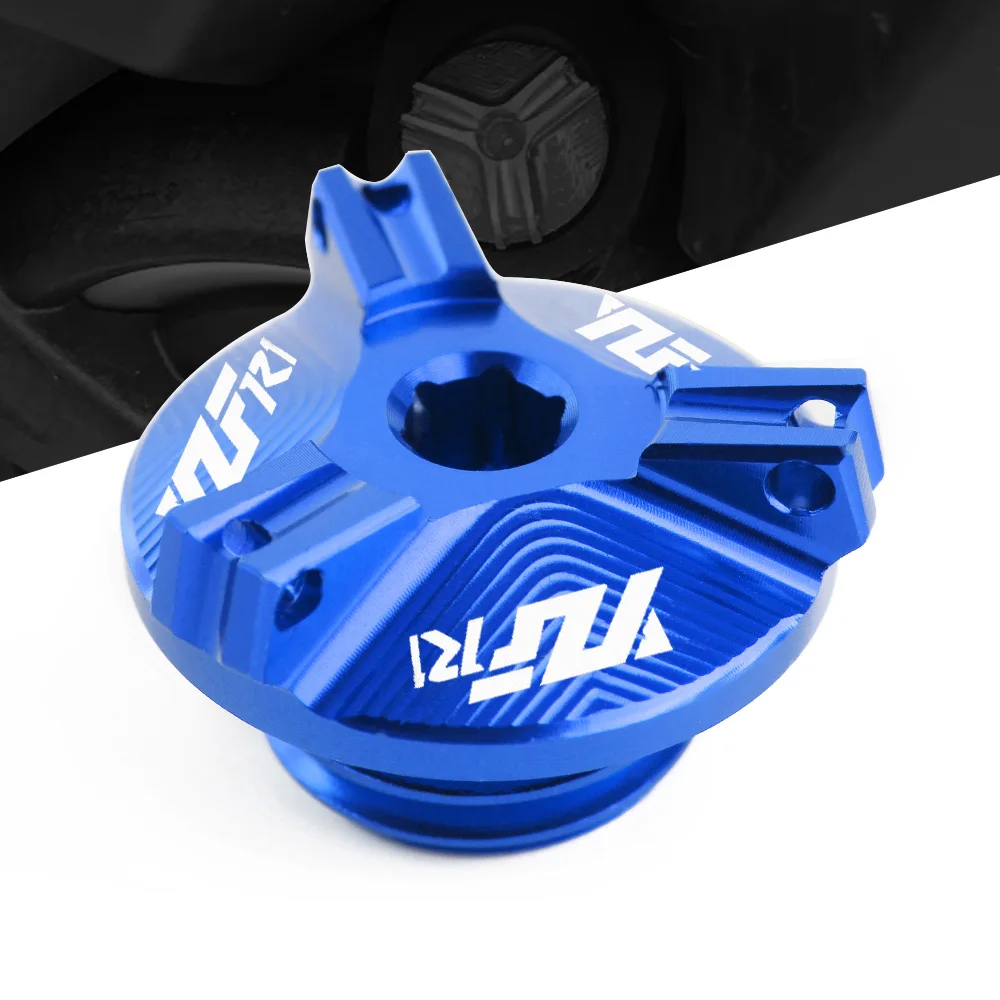For Yamaha YZF-R1M YZFR1 2002-2012 YZF R1 Motorcycle CNC Aluminum Oil Filler Cap Cover | Автомобили и мотоциклы