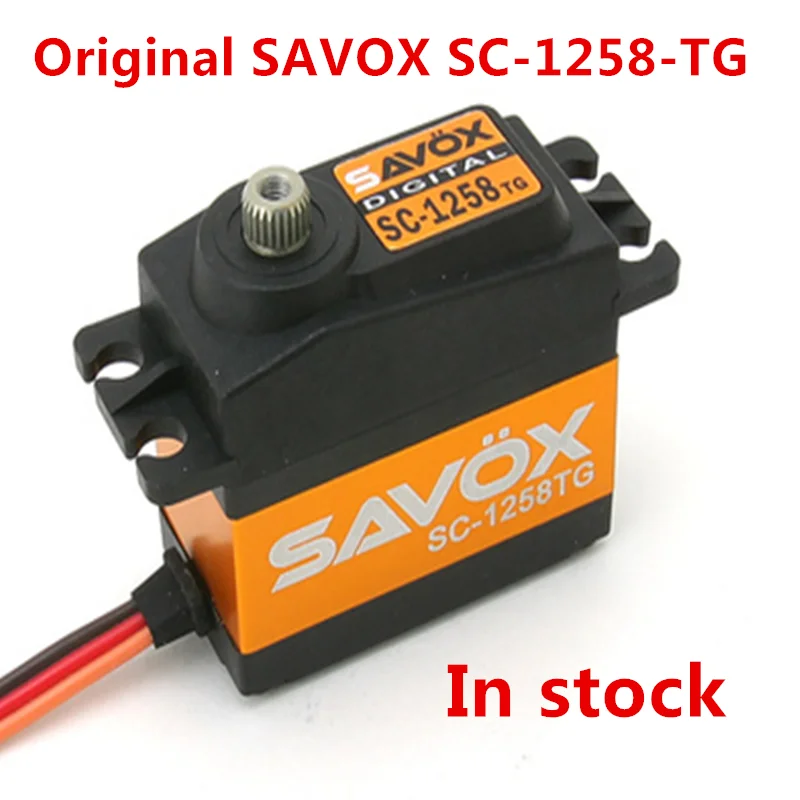 

SAVOX SC-1258TG High Torque Titanium Gear Servo 1258 0.08S/12KG for 1/10 1/8 Buggy Monster truck Crawler Scale Truggy