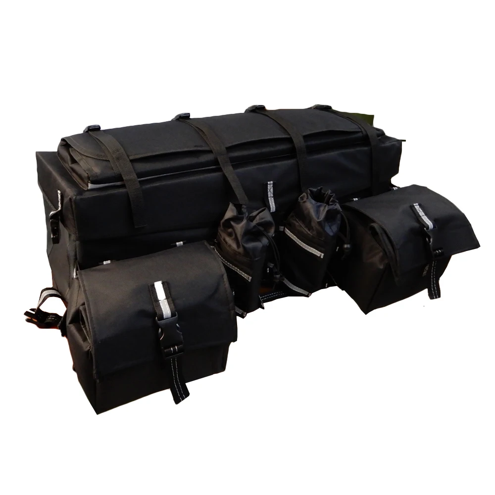 Универсальный квадроцикл задняя стойка сумка грузовой багаж шестерни сумка для хранения для ATV UTV уличный велосипед Скутер снегоход круизер/Тур