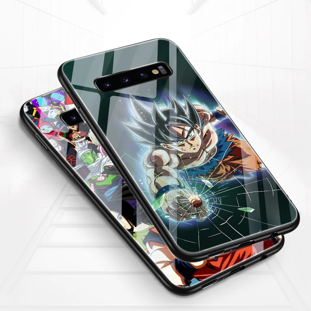 

Glass Cases for Samsung Galaxy S10 S10e S9 S8 S7 Note 10 9 8 A30 A40 A50 A70 A6 A7 A8 A9 J4 J6 J7 Plus 2018 Prime Dragon Ball