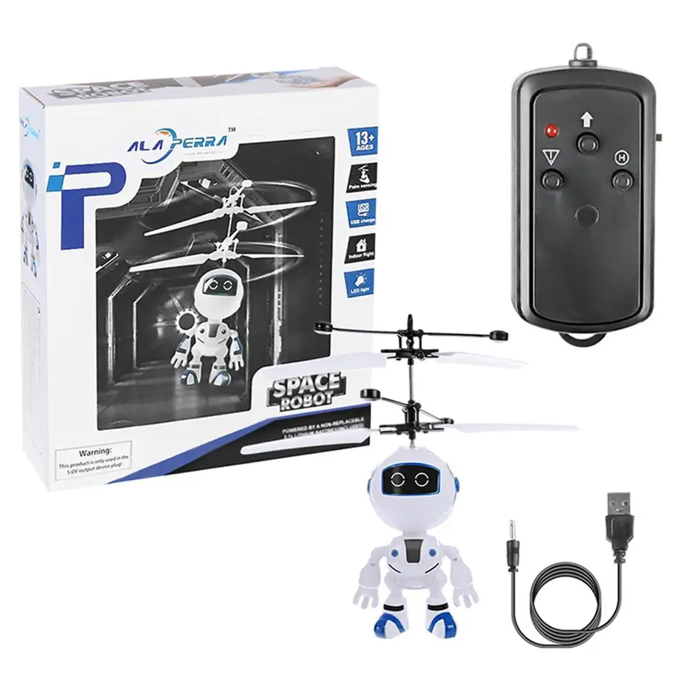 Intelligent Hand Sensing Fly Robot Kids Toys RC Mini Drone Aircraft For Child Smart Pet Action With USB | Игрушки и хобби