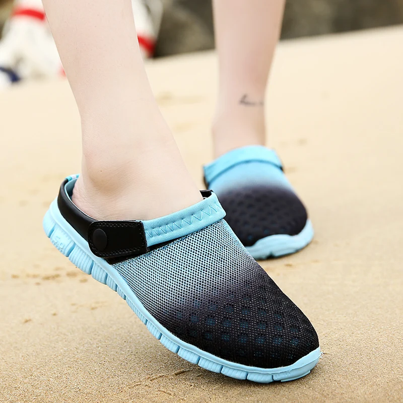 Summer Unisex Men's Sandals Couple Shoes Men's Slippers Slides Soft Outdoor Non-slip Men Slippers Sneakers Float Light Sandals