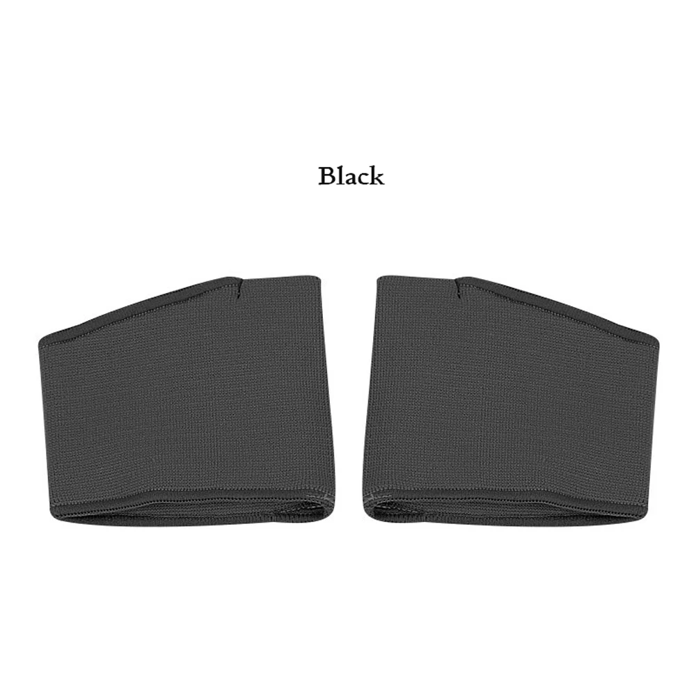 2 Pairs Feet Care Protector Painful Metatarsal Heads Forefoot Pads Supports Metatarsalgia Flat Foot Pressure Relief Callus Tools - Цвет: Black L