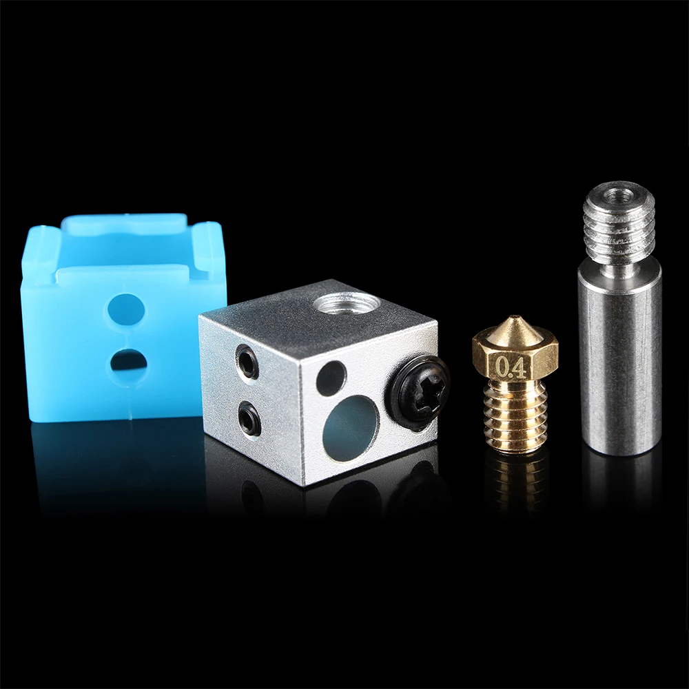 LERDGE-3D 프린터 부품 BP6 E3D V6 볼케이노 핫 엔드 모듈 0.4mm/0.8mm 1.75MM 노즐 키트, 보우덴 압출기 핫 엔드 액세서리