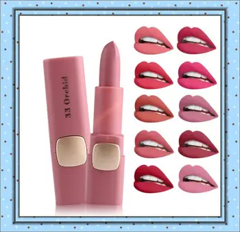

MISS ROSE18 Colors Retro Female Fashion Lipstick Waterproof And Lasting Moisturizing Lip Makeup Sexy Matte Lip Cosmetics TSML1