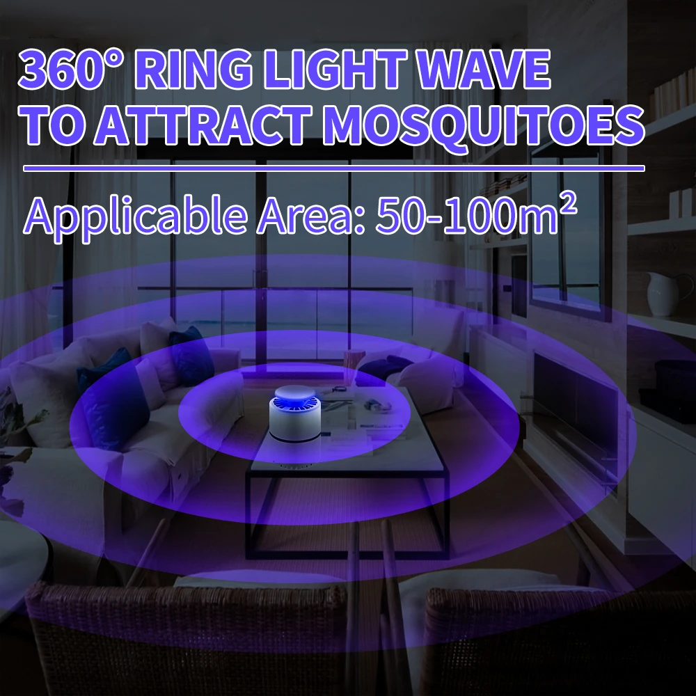 5V Led Mosquito Killer Lamp USB Mata Mosquito Ultraviolet Indoor Fly Zapper UV Bedroom Pest Control Light Repellent For Baby
