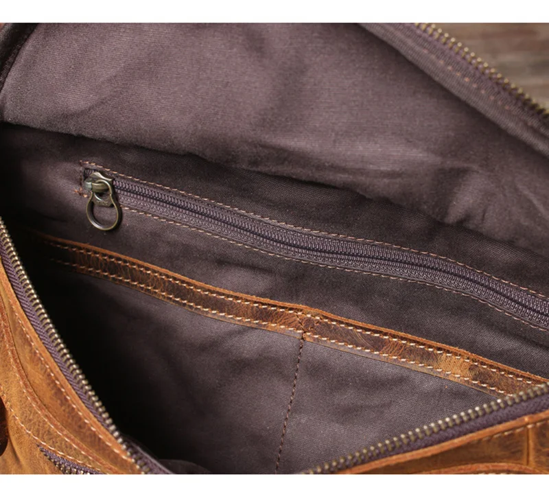 Woosir Classic Leather Cross Body Bag for Men