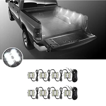 

8pcs 48LED Pickup Truck Bed/Rear Box Light Decorative Lamp For Ford f-150 Accessories All Universal Pickup Truck Type Tail Light