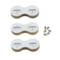 3pcs/lot Plastic Fusion Fin Box for FCS Surfboard Fins Surfing Plugs Set ( 0 +5 +9 deg ) 2