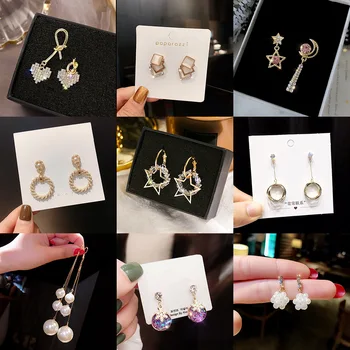 

30 Pairs/lot fashion women earrings lot top quality jewelry earrings wholesale 201031-08