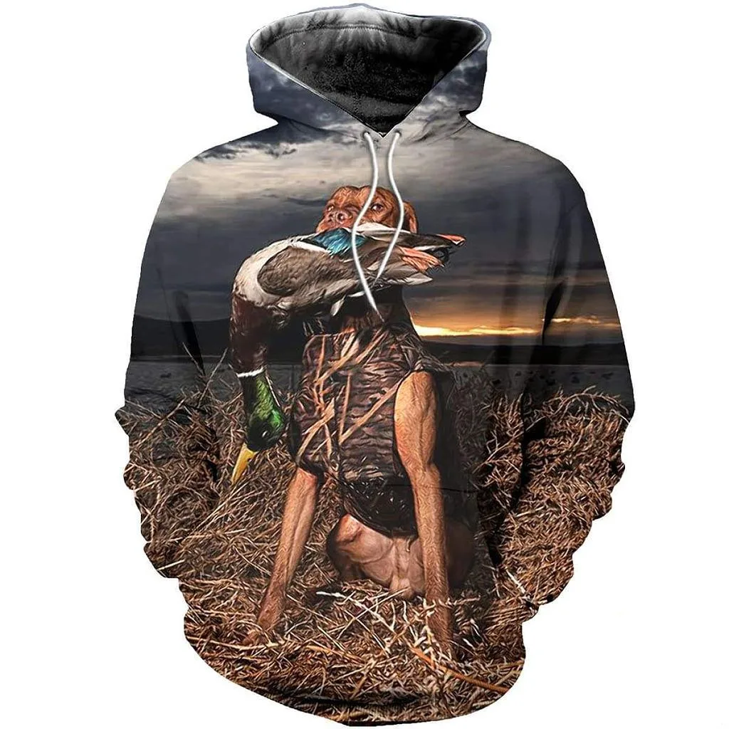 

3D All Over Printed Duck Hoodies Unisex Hip Hop Sweatshirt Casual Harajuku Jackets L322