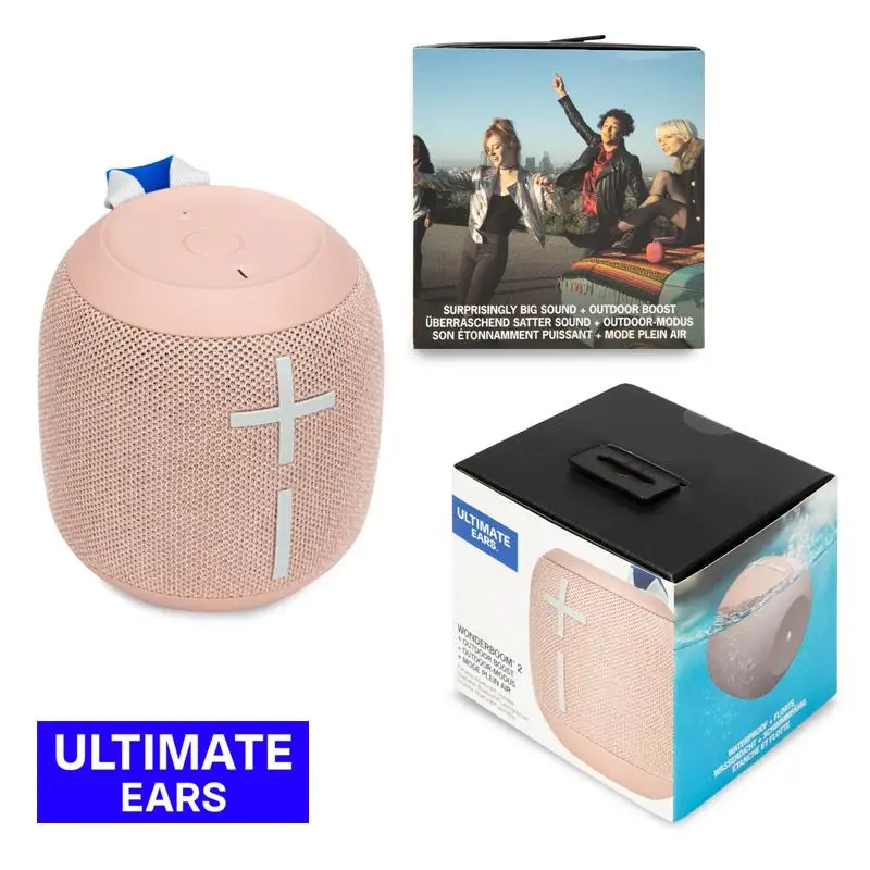 Logitech Ultimate Ears WONDERBOOM 2 Portable Wireless Bluetooth Speaker Big Bass 360 Sound Waterproof/Dustproof IP67 Speaker