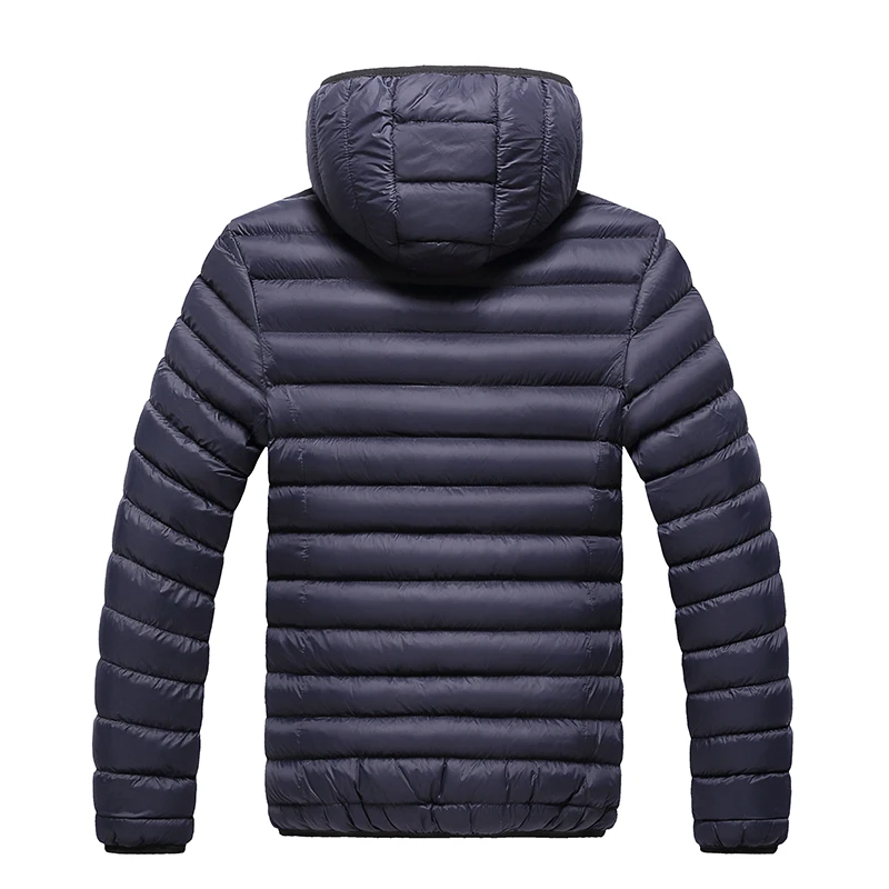 Однотонная мужская зимняя ветрозащитная куртка с капюшоном, мужская теплая куртка s, Повседневная приталенная Мужская водонепроницаемая Осенняя верхняя одежда