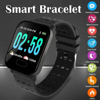 

Smart Watch 2020 Smartwatch Men Women Sleep HR Blood Pressure Oxygen Monitor Camera Smart Watches Bracelet Band for iOS Android