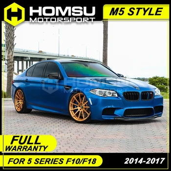 

F10 F18 5 Series M5 Car body kit PP Unpainted front bumper Front Fender side skirts For BMW F10 F18 M5 11-15