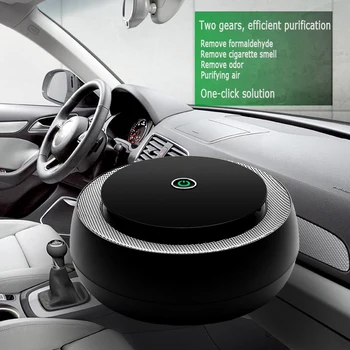 

Car Air Purifier Filter Remove cigarette smell Formaldehyde car Air Cleaner Ionizer Air Freshener Auto For Car