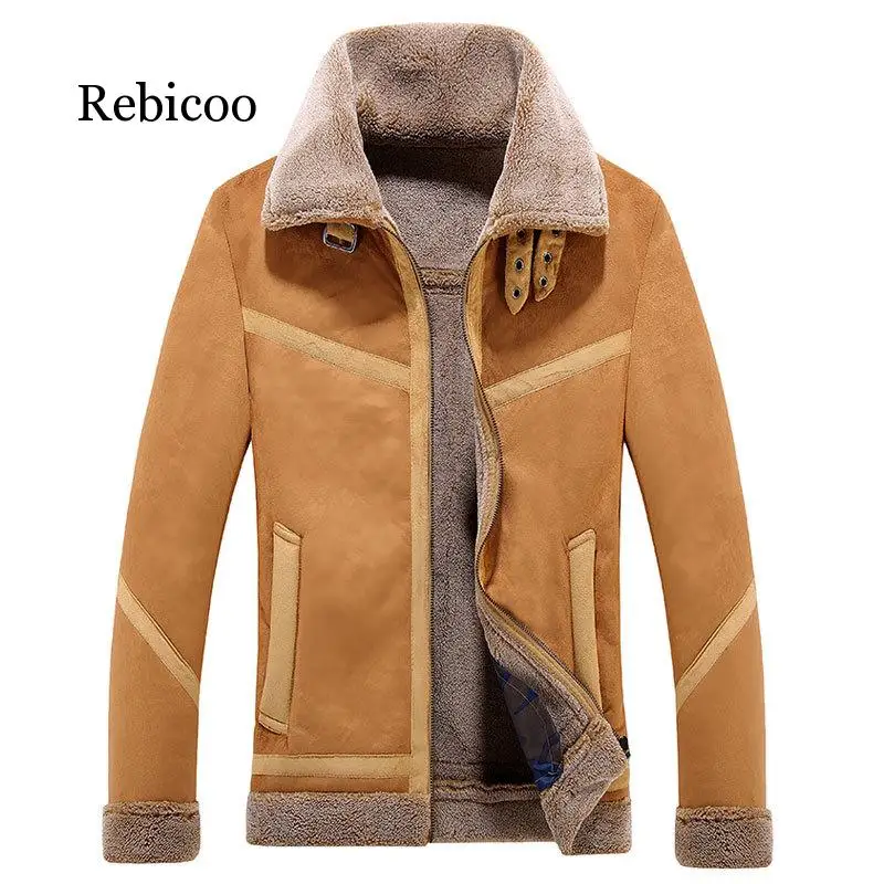 

Winter Jacket Men's Military Uniform Lamb Fur Jacket Men's Fur One Jacket Men