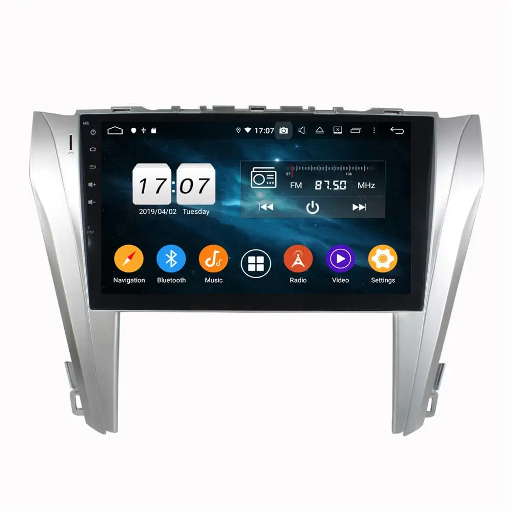 Best Android 9 With DSP For TOYOTA CAMRY 2014 2015 Full Touch Car radio video player Multimedia GPS navigation accessories Sed 3