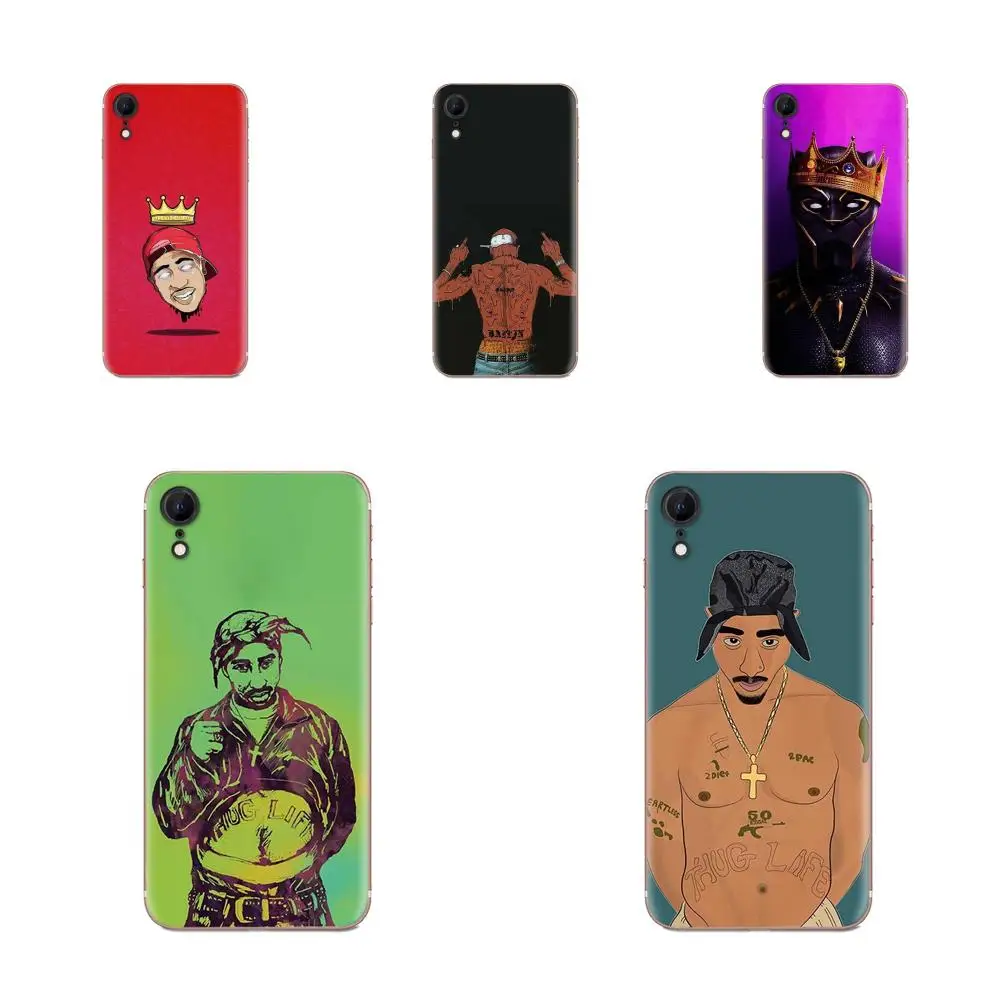 2pac Tupac Shakur Man для Motorola Moto G G2 G3 G4 G5 G6 G7 Plus Мягкие силиконовые ТПУ прозрачные чехлы |