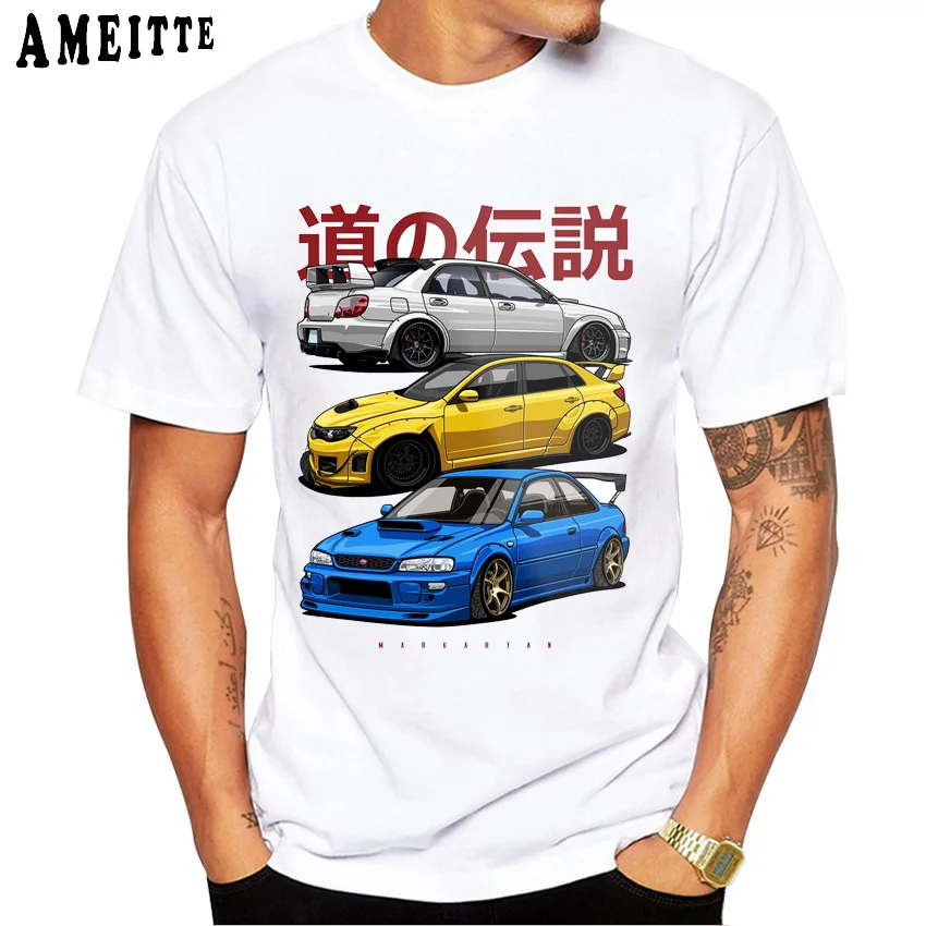 Футболка JDM Mix Civic CRX Integra мужская с коротким рукавом повседневная тенниска принтом