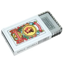 1 комплект/50 шт. испанские пластиковые игральные карты водостойкие карты прочные игральные карты креативный подарок новые пластиковые покерные карты игры