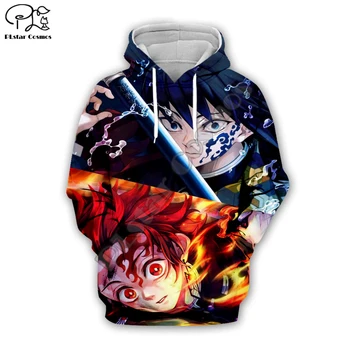 

PLstar Cosmos Hot Anime Demon slayer Tanjiro Kamado Harajuku Streetwear Pullover 3DPrint Zipper/Hoodies/Sweatshirts/Jacket/ S-12