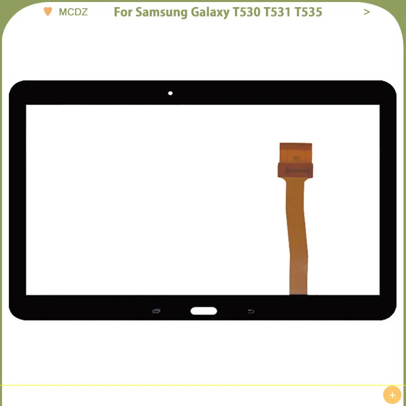 Новый сенсорный экран T530 T531 T535 для samsung Galaxy сенсорное стекло дигитайзер внешняя