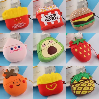 

3D Earphone Case For Airpods Pro Case Silicone Ctue Cartoon Headphone/Earpods Cover For Apple Air Pods Pro 3 Cases With Keychain