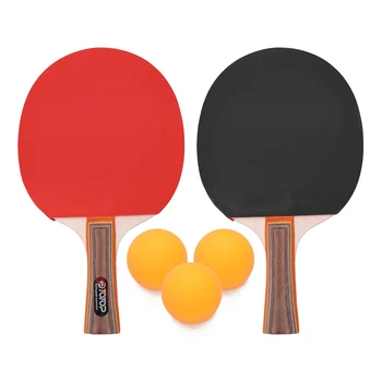 

Lightweight Table Tennis Racket and Balls Set Powerful Comfortable Handle Table Tennis Paddle Racket Kit Sports Equipment