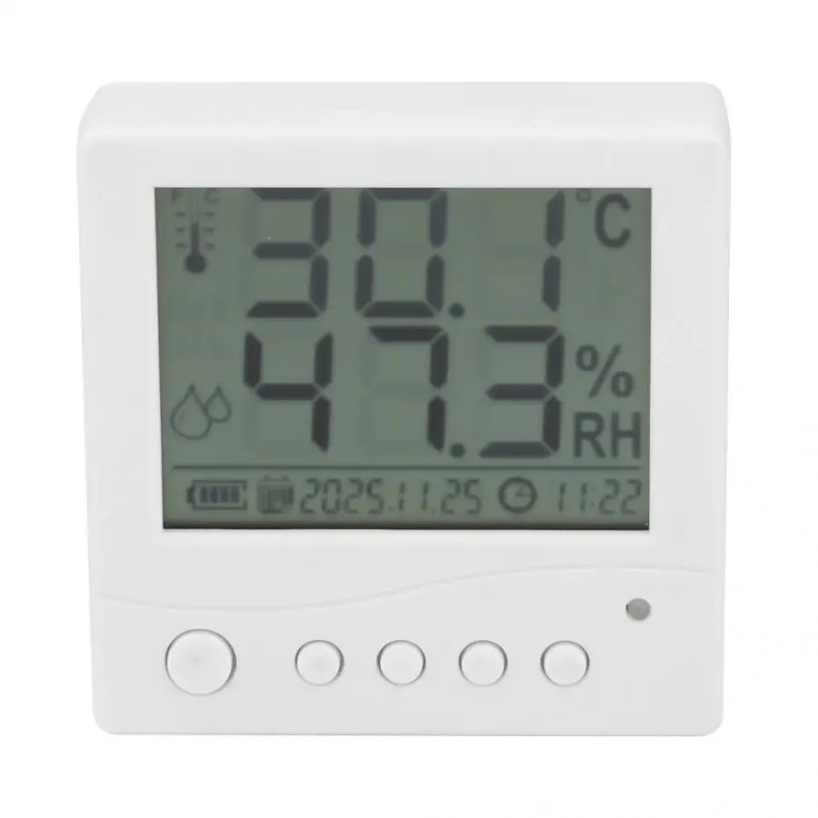 Temperature Humidity Meter Digital Hygrometer Thermometer Humidity Monitor low power consumption large screen wide LCD display