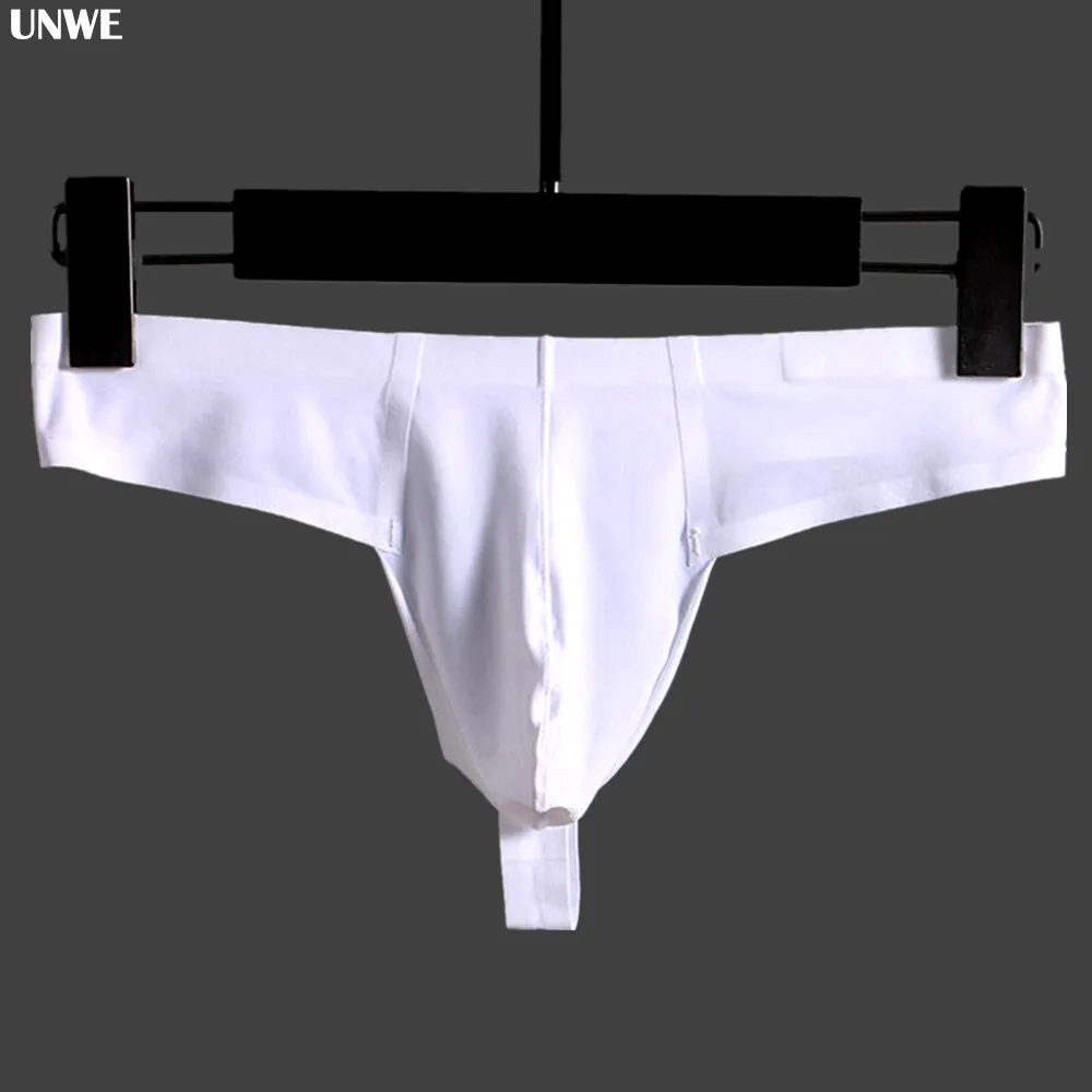 Стринги мужские Бесшовные из вискозы пикантное ультратонкое нижнее белье с