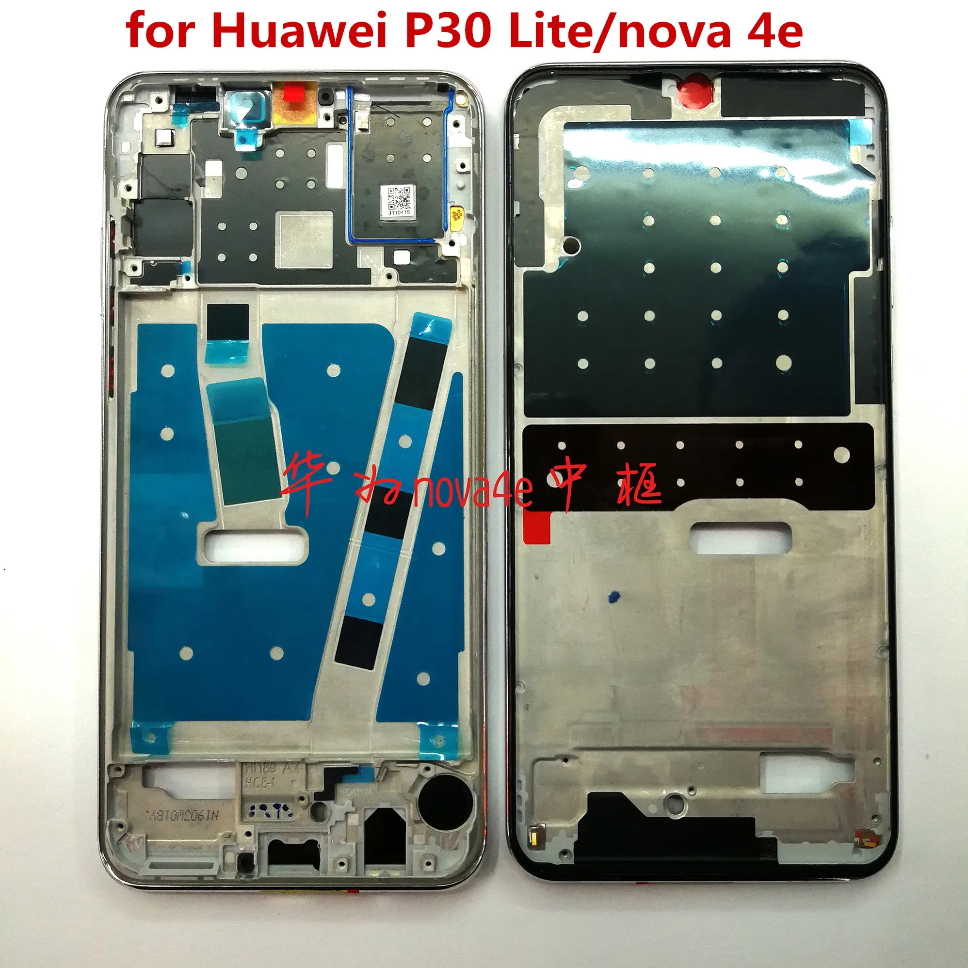 

Middle Frame Bezel Plate with Side Keys Repair Part Replacement for Huawei P30 Lite/for huawei novva 4e