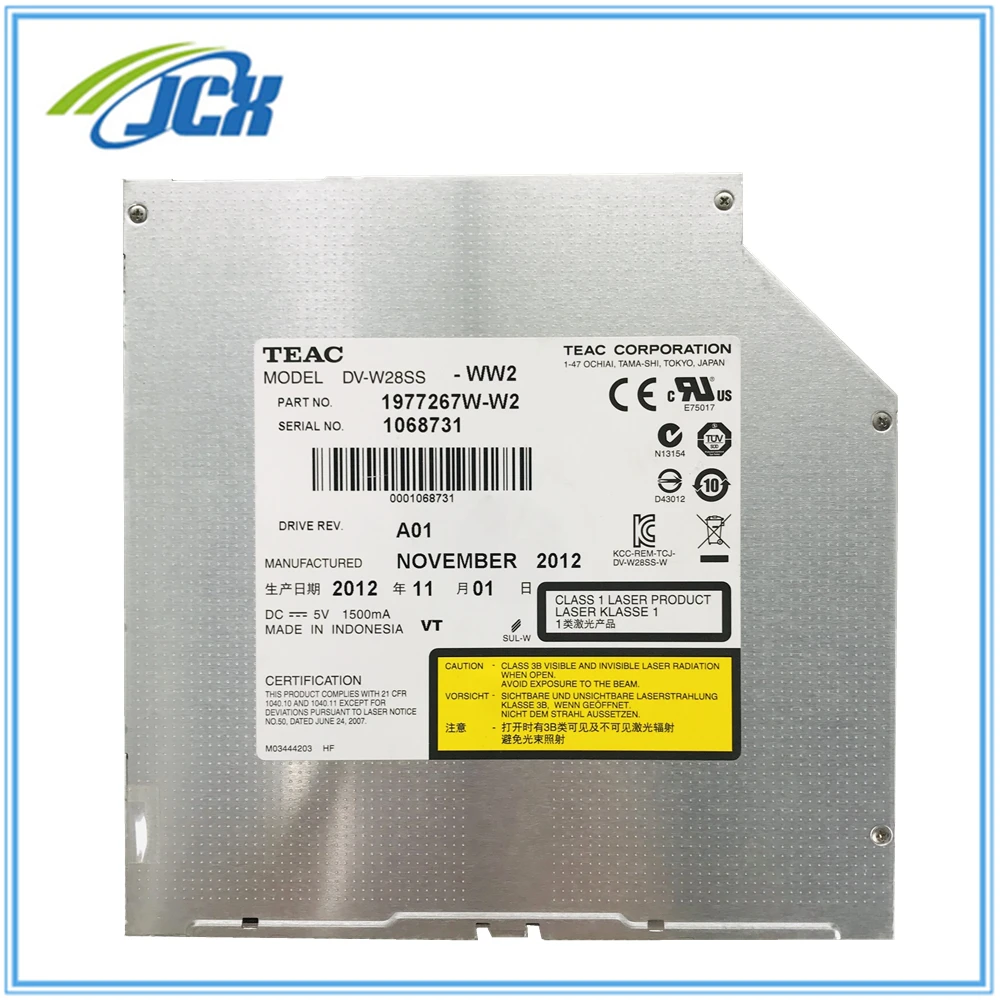 Teac Dv-w28ss Dvd Superdrive Super Multi 8x Leitor de Dvdrw 24x Cd-rw Burner Slot-in Sata Drive
