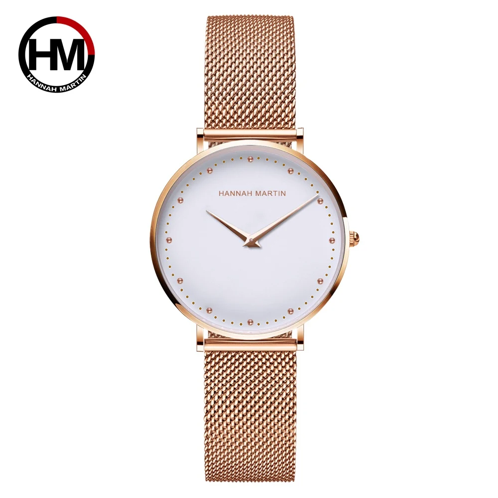 

Women Watches Top Brand Luxury Fashion Japan Quartz Movement Stainless Steel Rose Gold Waterproof Wrist watches relogio feminino