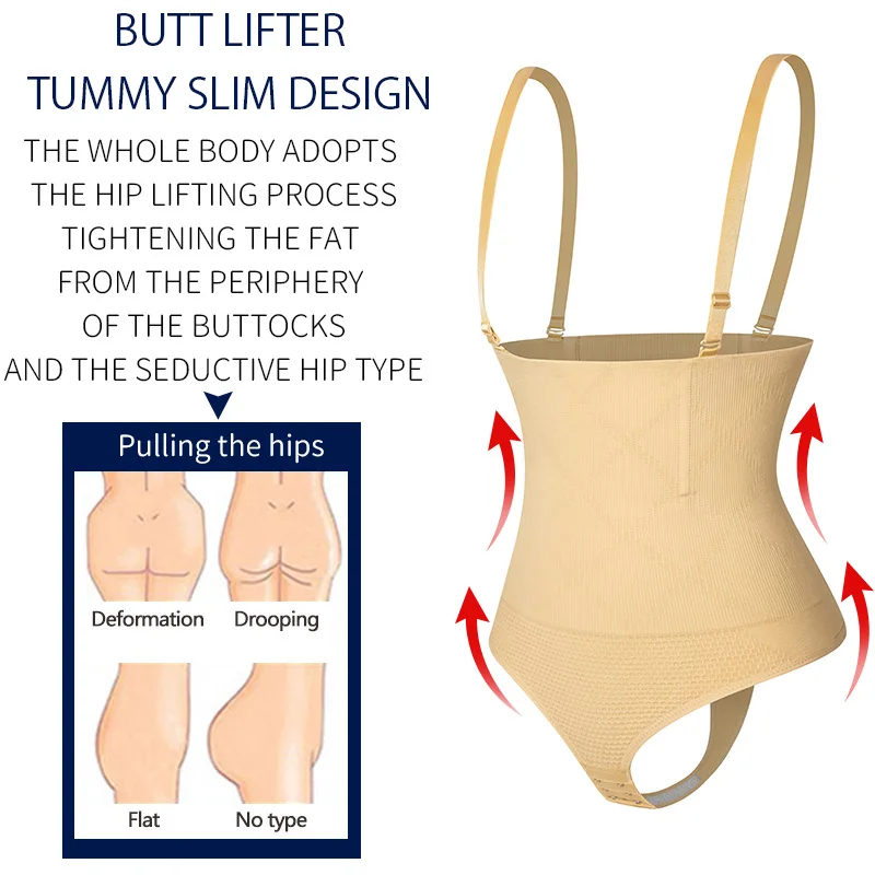 Shapewear Panties High Waist Thong Panty Shaper Tummy Slim Butt Lifter