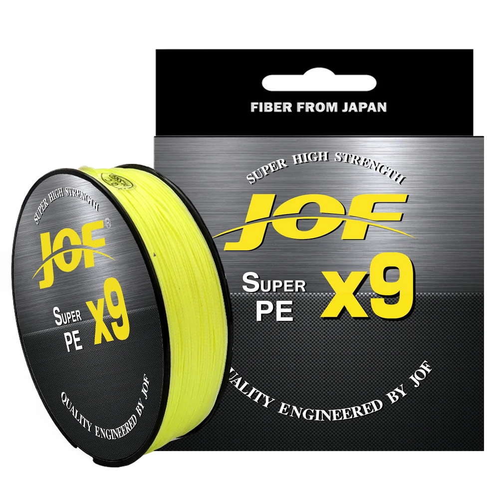 JOF X9 Sea Saltwater Fishing Line fishing line fishing tackle Braided Anti-friction 500/300/100m PE Medium/big Fish Braided Rope Premium Wire