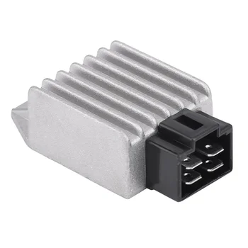 

Universal High Quality 12V 4 Pin Motorcycle Voltage Regulator Rectifier For Scooter Moped Uggie With GY6 Motor 50cc To 150cc